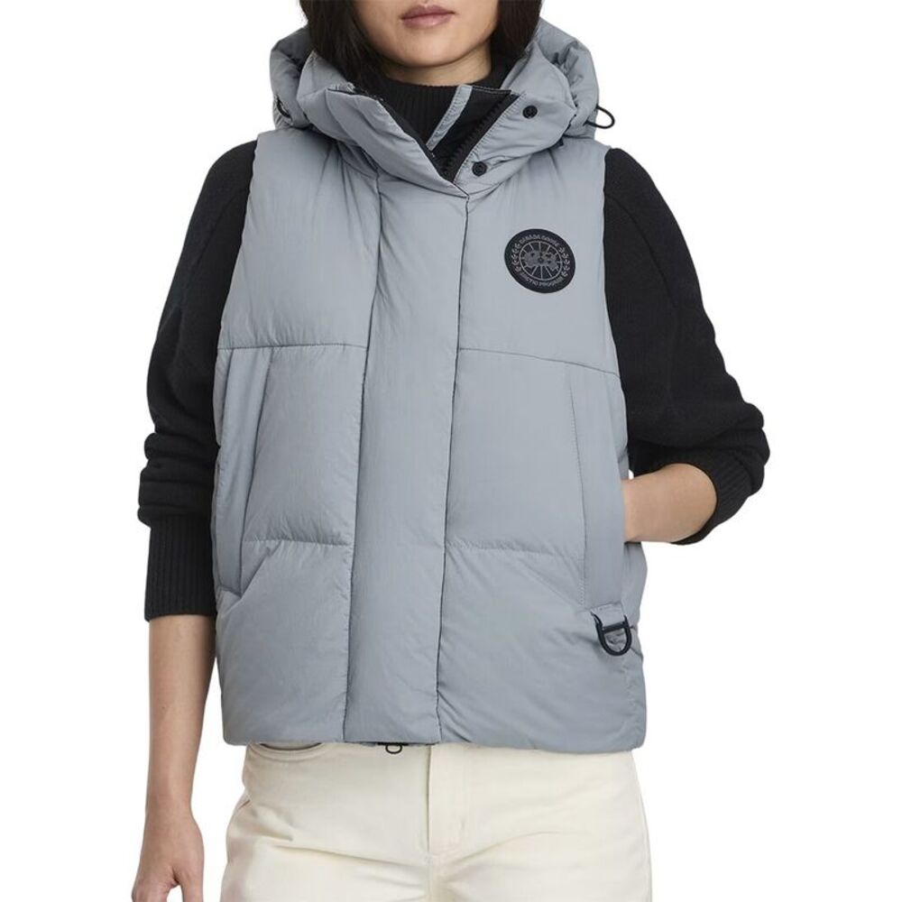 Canada Goose Womens  Junction Black Label Puffer Down Vest